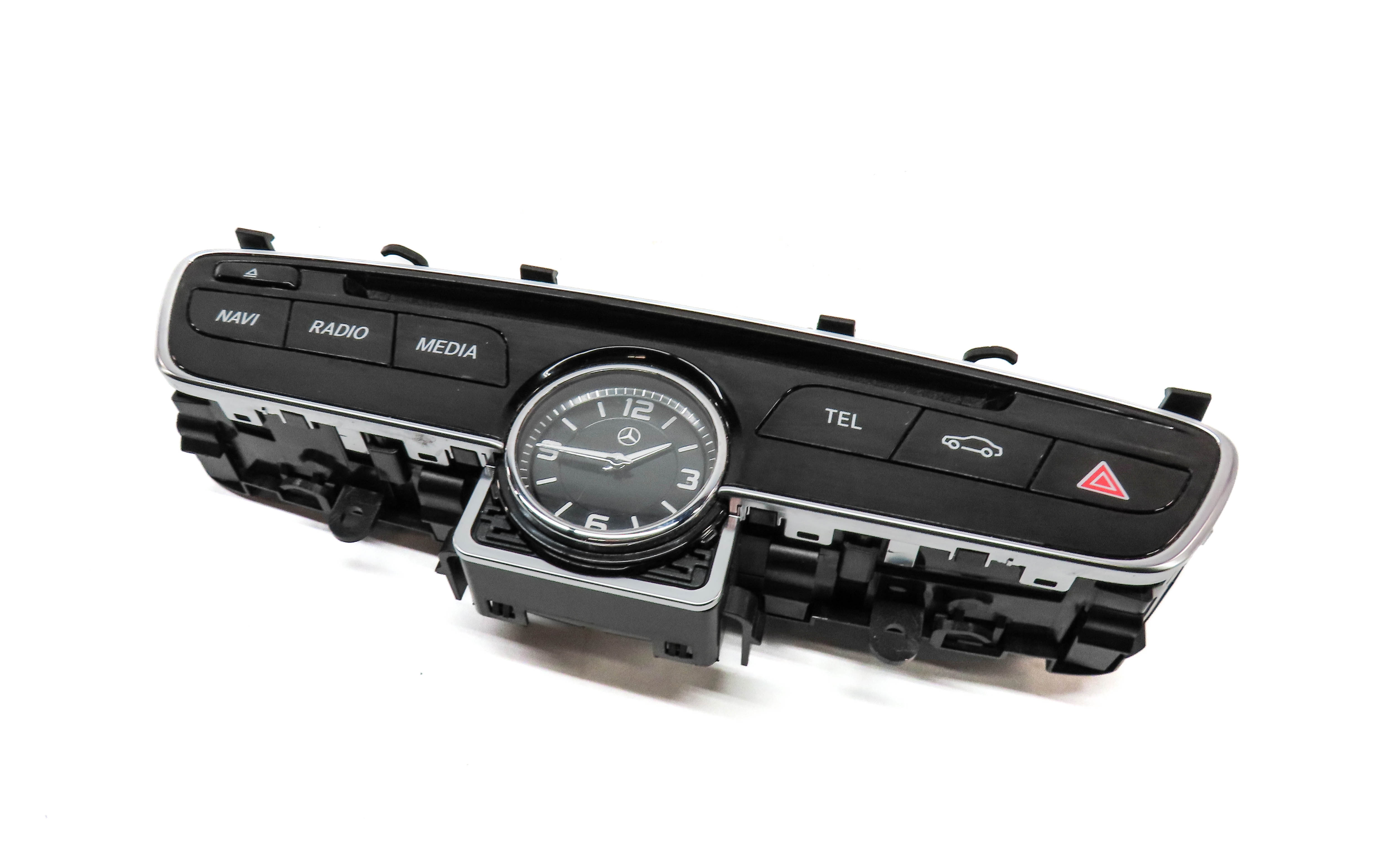 2015 MERCEDES C300 (W205) FRONT CENTER DASH CLOCK MEDIA PHONE CONTROL PANEL — exact item pictured